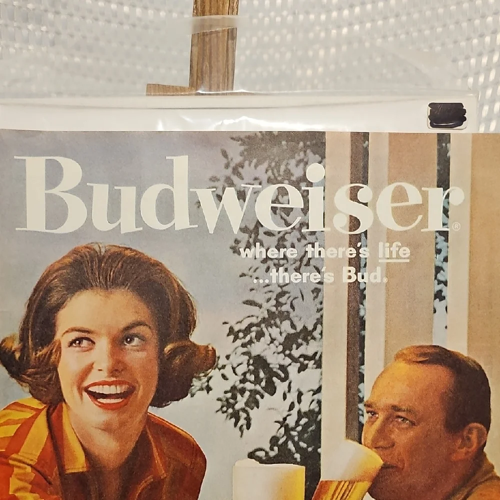 Vintage Dutch Boy Paint Advertisement - 1961 / Back Is Budwiser Advertisement